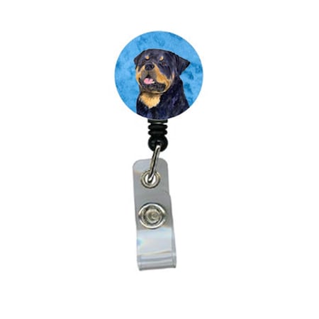 Teachers Aid Rottweiler Retractable Badge Reel Or Id Holder With Clip TE235405